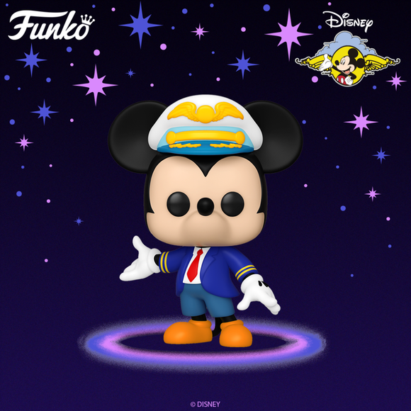 Funko POP! Disney Pilot Mickey Mouse Figure #1232!