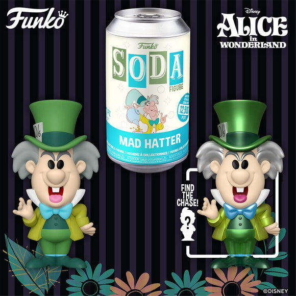 Funko Vinyl Soda Disney Alice in Wonderland - Mad Hatter LE 12,500