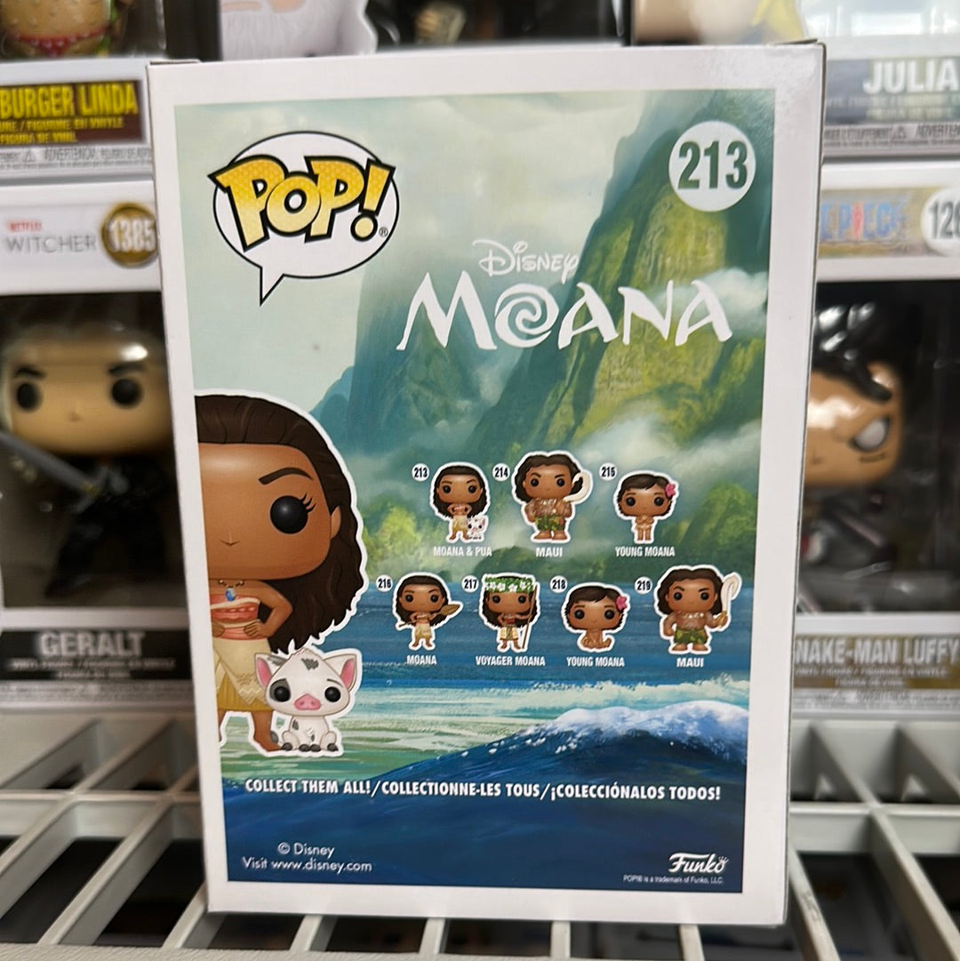 Funko POP! Disney Moana & Pua Figure #213!