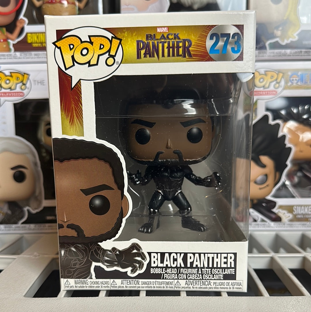 Funko POP! Marvel Black Panther Chadwick Boseman Unmasked Figure #273!
