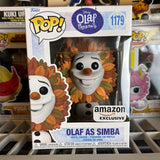 Funko POP! Disney Olaf Presents - Olaf as Simba Exclusive Figure #1179!