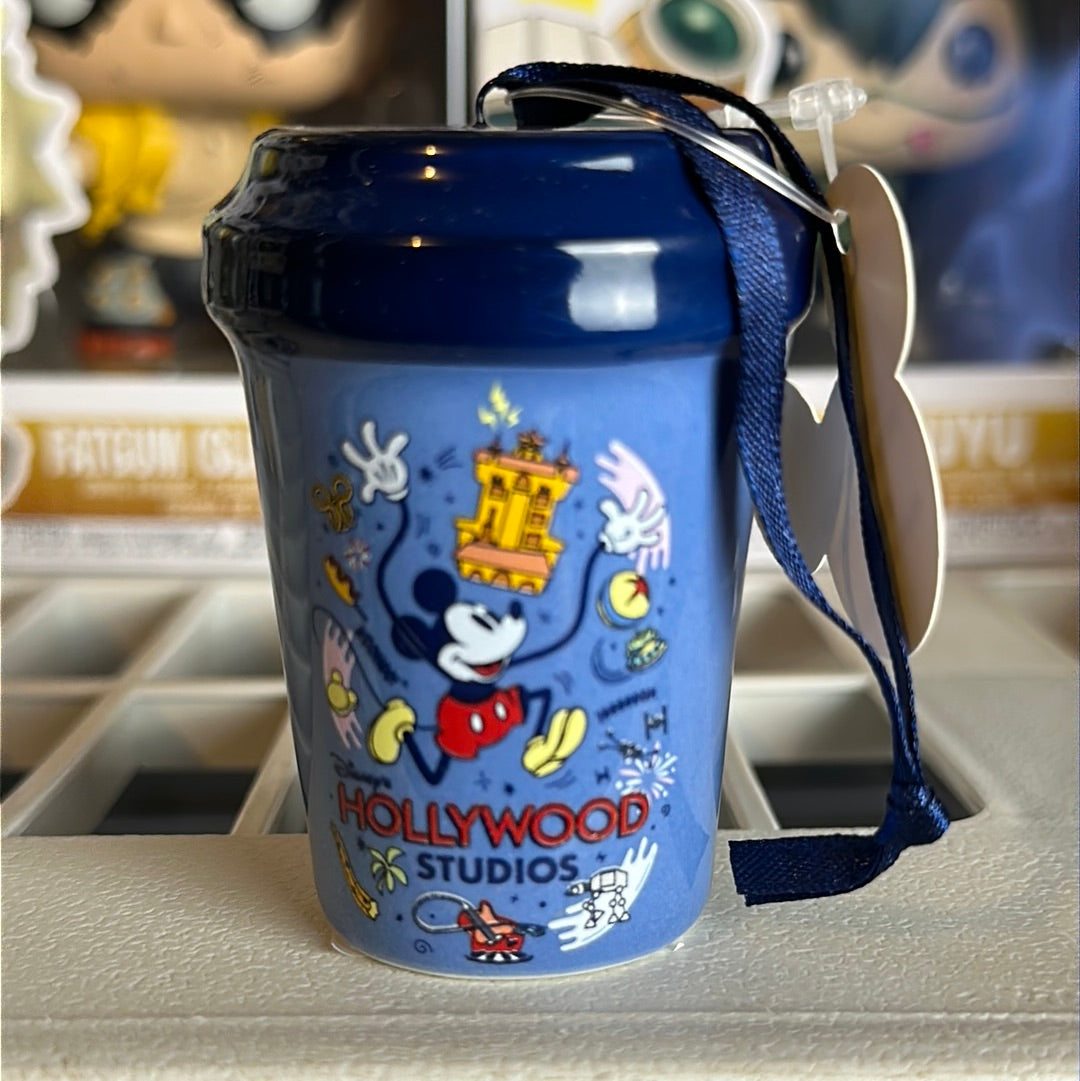 Disney Starbucks Cup Ornament - Hollywood Studios