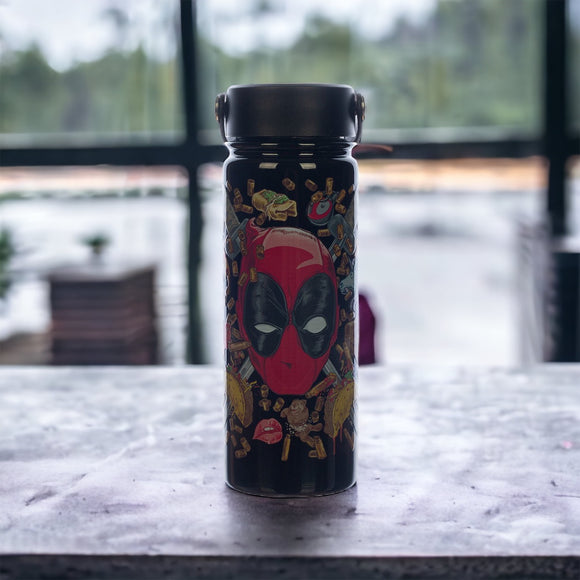 Marvel Deadpool 17 oz. Stainless Steel Water Bottle