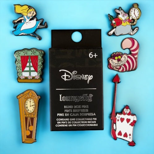 Disney Loungefly Alice in Wonderland Characters Random Blind Box Enamel Pin