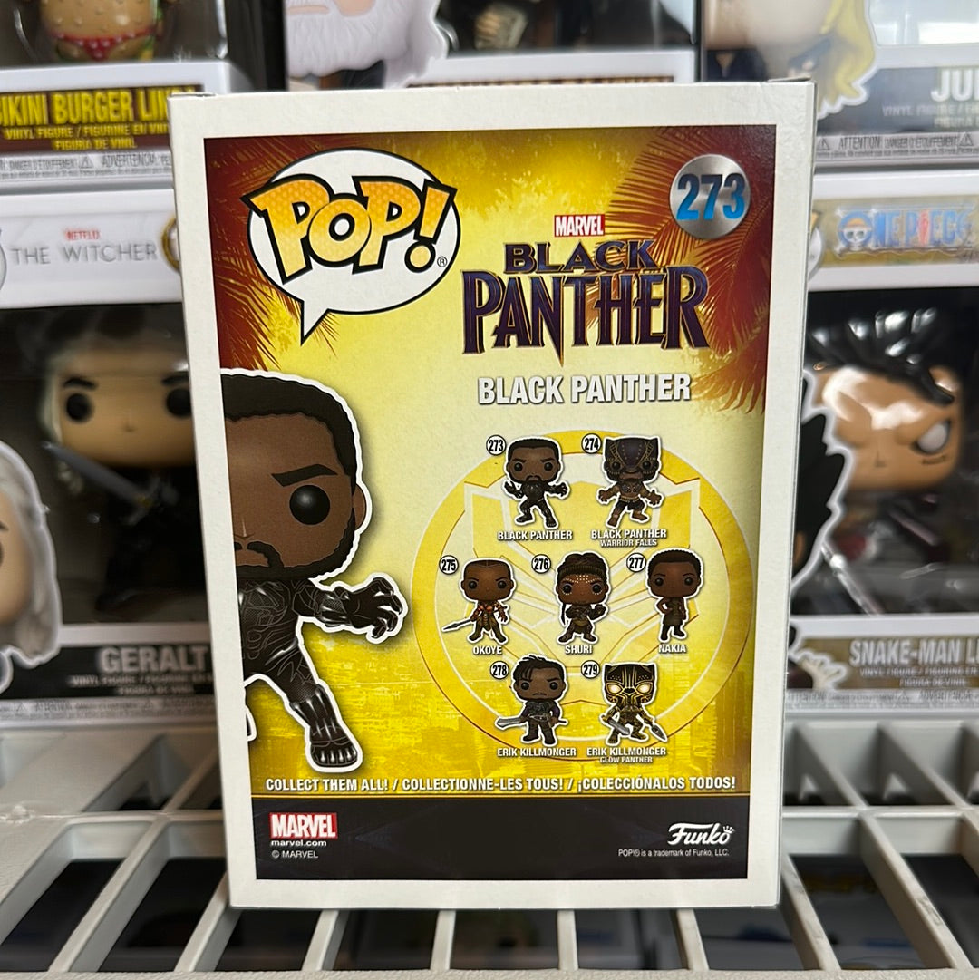 Funko POP! Marvel Black Panther Chadwick Boseman Unmasked Figure #273!