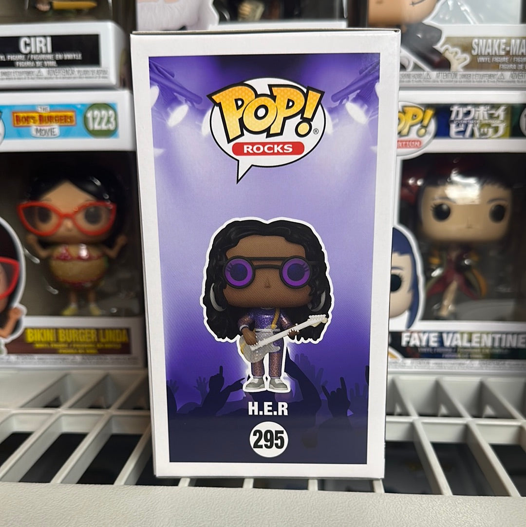 Funko POP! Rocks H.E.R. with Guitar Music Figure #295!