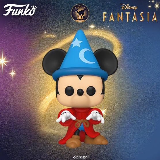 Funko Pop! Disney Fantasia Sorcerer Mickey #990!