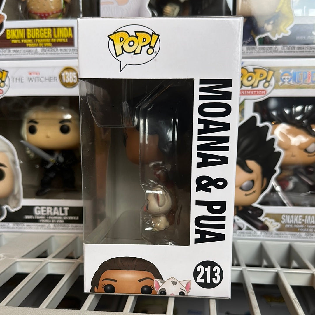Funko POP! Disney Moana & Pua Figure #213!