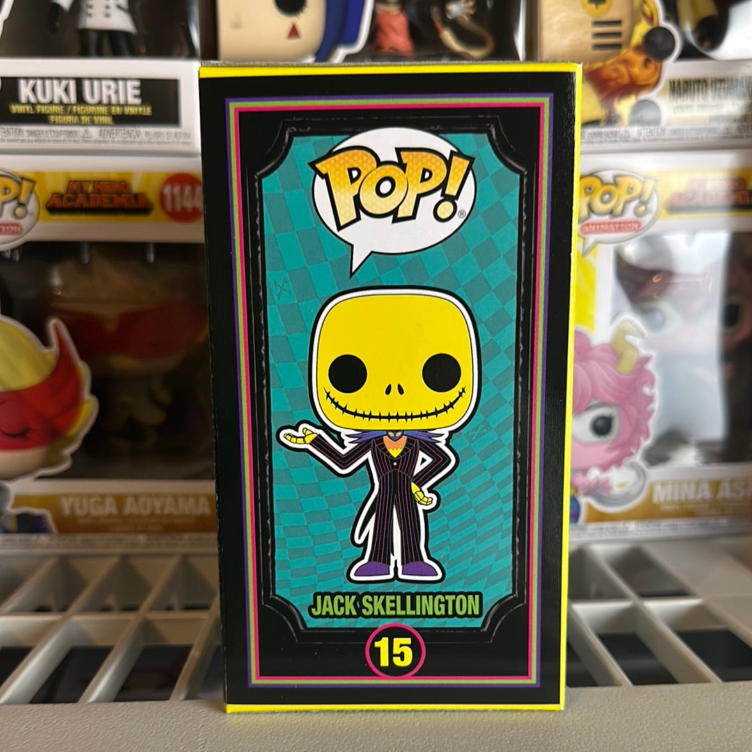 Funko Pop! Disney Nightmare Before Christmas Jack Skellington Blacklight Figure #15!