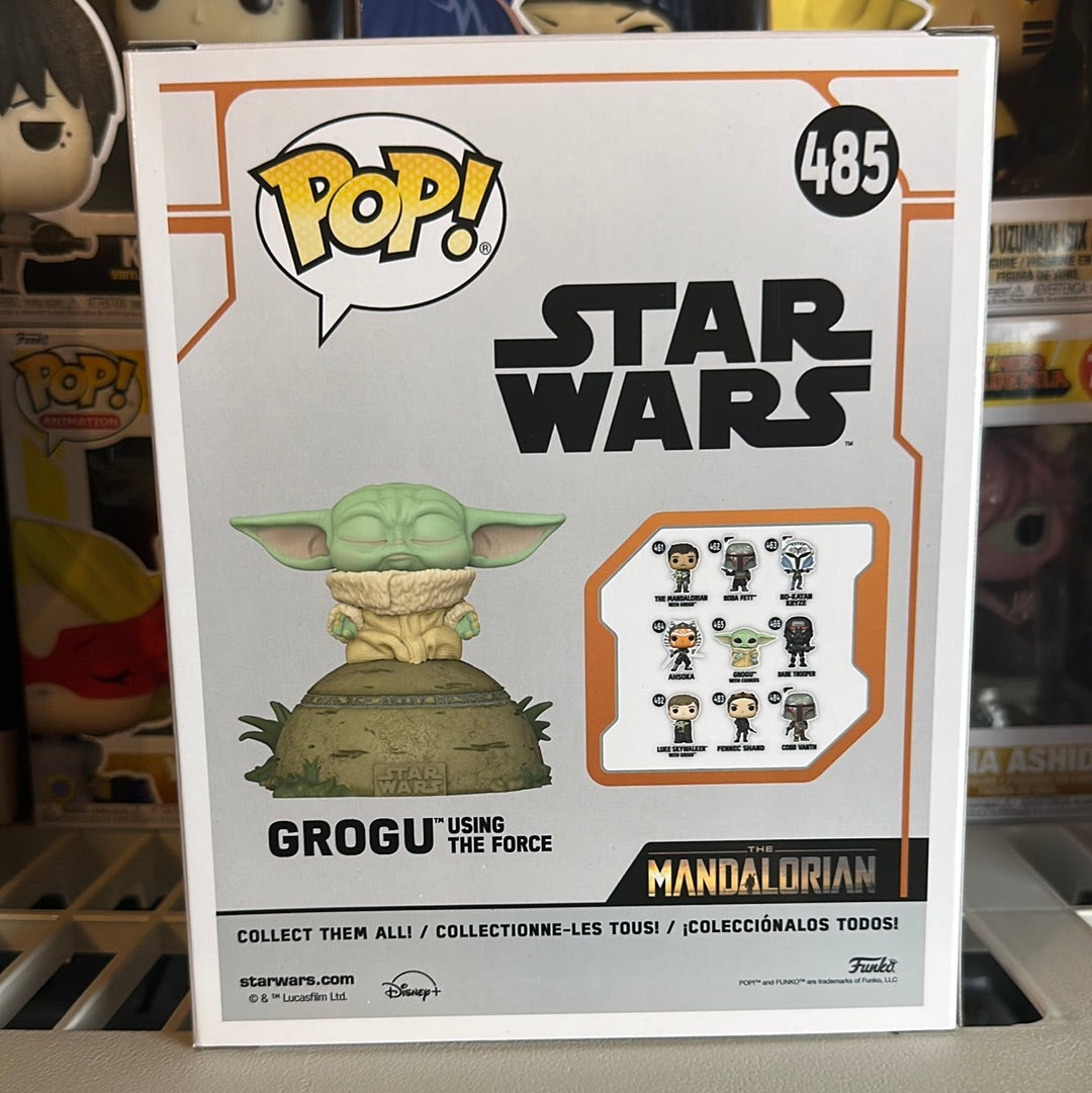 Funko POP! Star Wars The Mandalorian - Grogu Using the Force Deluxe Figure #485!