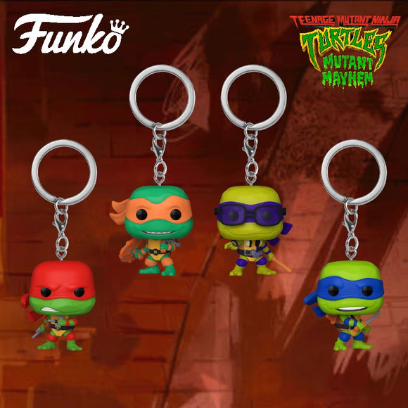 Funko Pocket Pop! Keychain TMNT Mutant Mayhem Mini Figures!