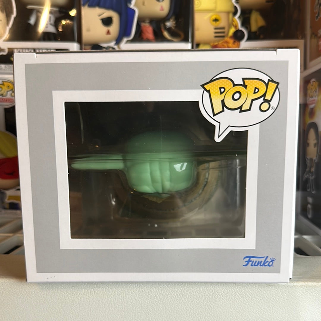 Funko POP! Star Wars The Mandalorian - Grogu Using the Force Deluxe Figure #485!
