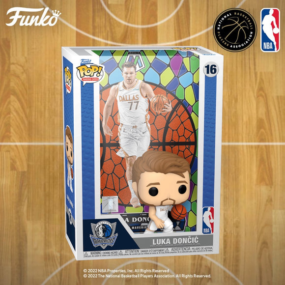 Funko POP! NBA Luka Doncic Mosaic Trading Cards Dallas Mavericks Figure #16