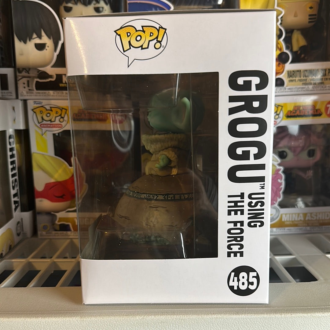 Funko POP! Star Wars The Mandalorian - Grogu Using the Force Deluxe Figure #485!