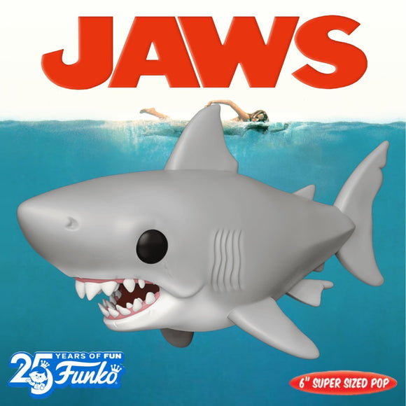 Funko POP! Horror - Jaws Great White Shark Super Sized Figure #758!