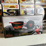 Disney Mulan Red Dragon 20 oz Ceramic Ramen Bowl with Chopsticks