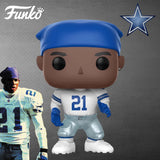 Funko POP! NFL Football Legends Deion Sanders Dallas Cowboys White Home Uniform Figure #92!