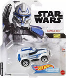 Star Wars Hot Wheels Character Cars Clone Wars Captain Rex