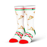 Odd Sox Unisex 8-12 Pizza Parlor Themed Novelty Crew Socks