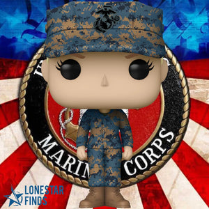 Funko POP! Pops with Purpose US Marines Female in Cammies Figure!
