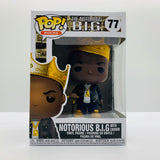 Funko POP! Rocks Notorious BIG with Crown Rap Hip Hop Legend Figure #77!