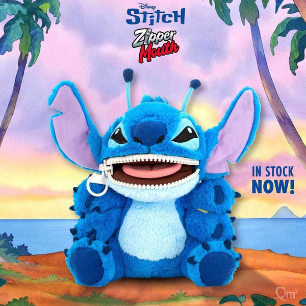 Disney Lilo & Stitch 9 Inch Stitch Zippermouth Plush