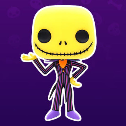 Funko Pop! Disney Nightmare Before Christmas Jack Skellington Blacklight Figure #15!
