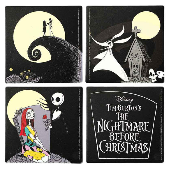 The Nightmare Before Christmas Character Coasters Set of 4