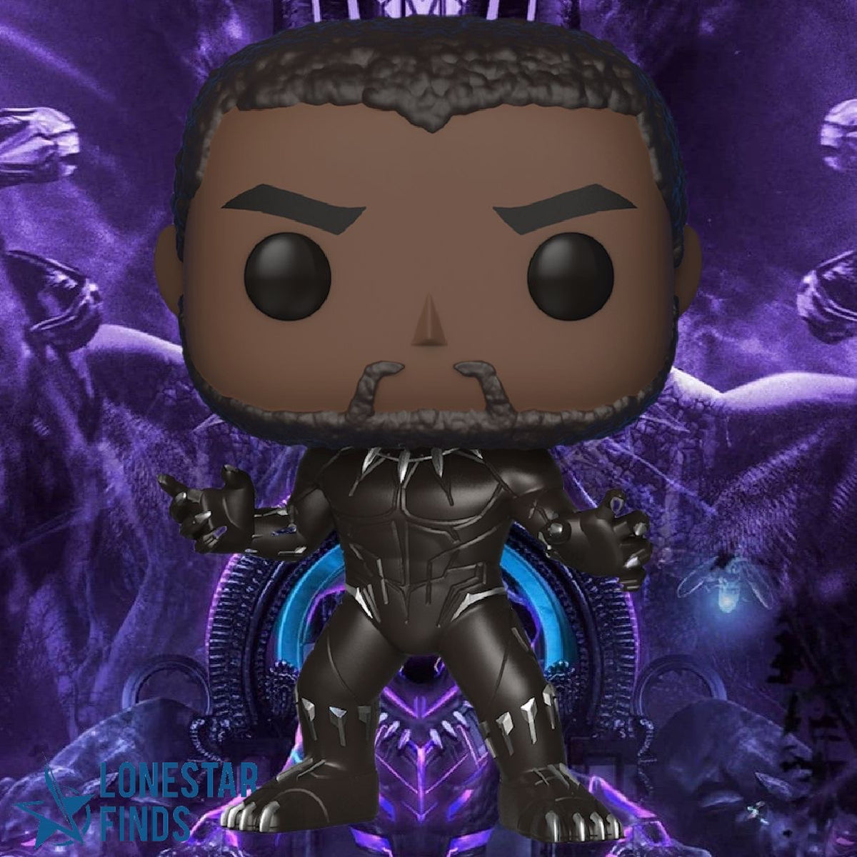 Funko POP! Marvel Black Panther Chadwick Boseman Unmasked Figure #273!