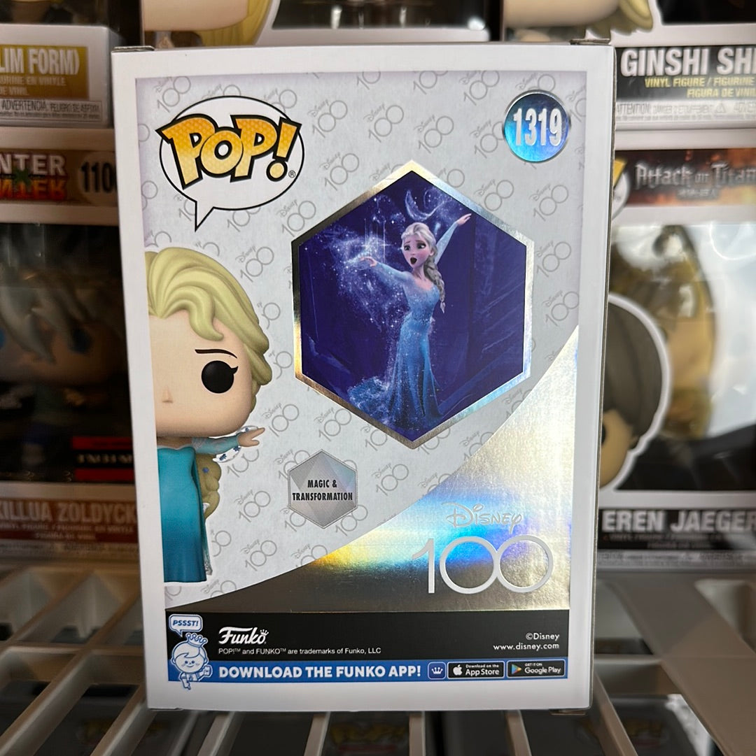 Funko Pop! Disney 100 Princesses Frozen Elsa Figure #1319!