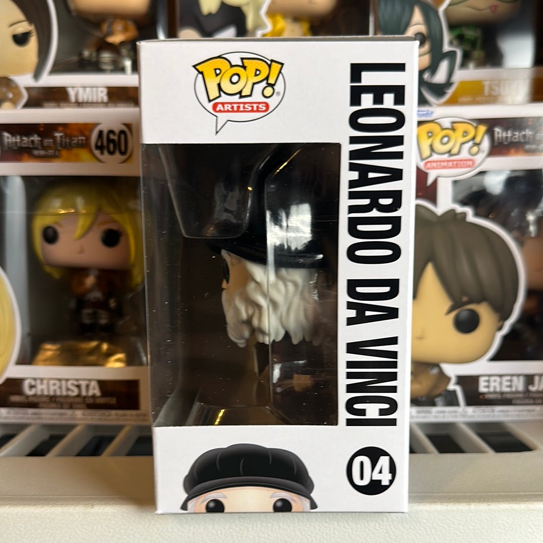 Funko POP! Artists Leonardo Da Vinci Figure #04!