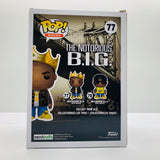 Funko POP! Rocks Notorious BIG with Crown Rap Hip Hop Legend Figure #77!