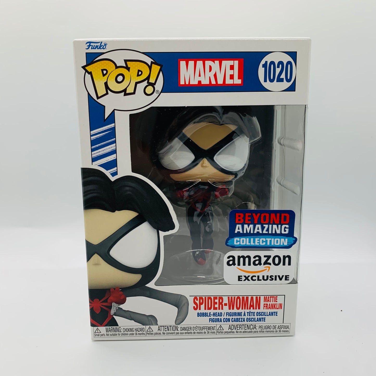Funko POP! Marvel Beyond Amazing Collection Spider-Woman Mattie Franklin Amazon Exclusive #1020