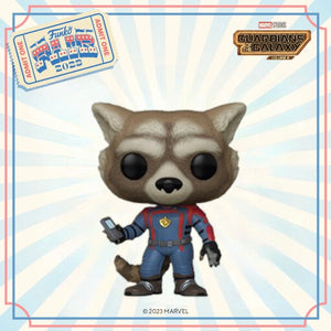 Funko POP! Marvel Guardians of the Galaxy Vol 3 Rocket Raccoon #1202!