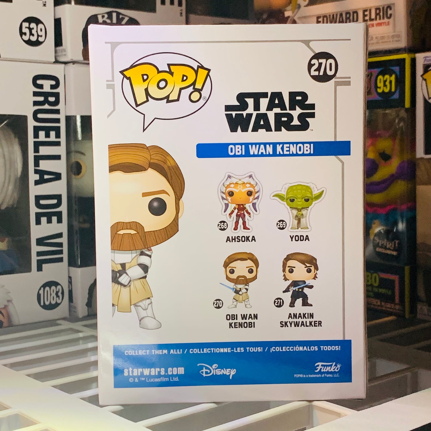 Funko POP! Star Wars Clone Wars Obi-Wan Kenobi Figure #270