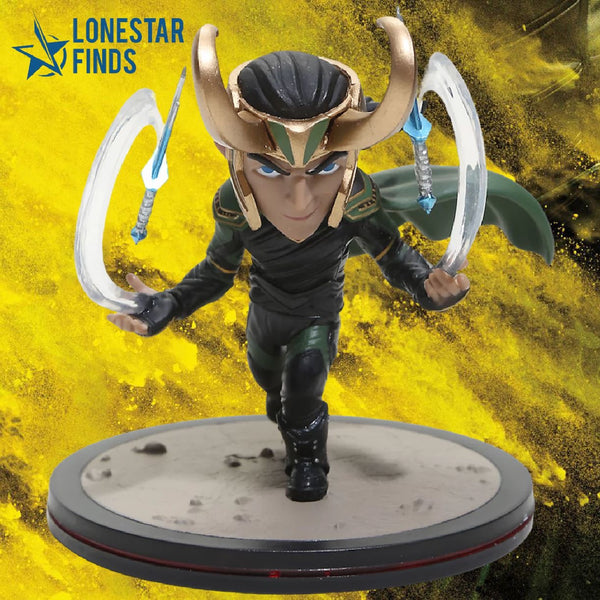 QMx Marvel Loki with Daggers Q-Fig 3.5” PVC Figure – Lonestar Finds