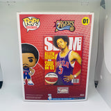 Funko POP! NBA Basketball AI Allen Iverson SLAM Magazine Philadelphia 76ers Deluxe Figure #01!