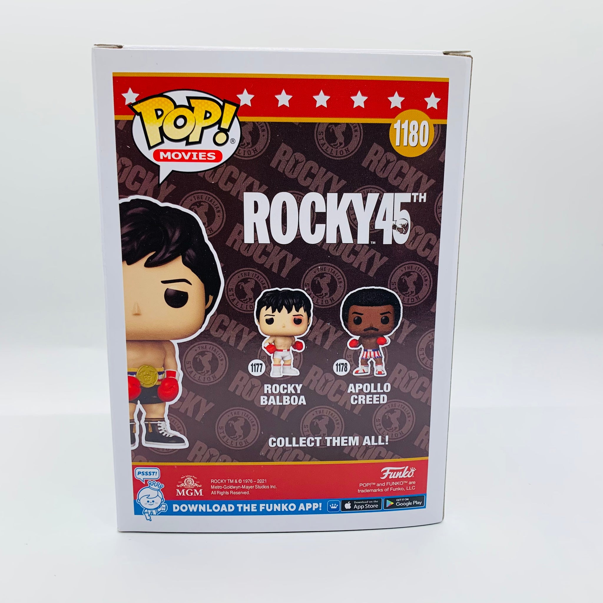 Funko Pop! Movies 45th Anniversary Rocky with Gold Belt Specialty