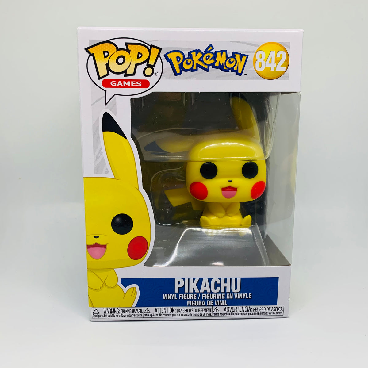 Funko POP! Games Pokemon Sitting Pikachu Figure #842!
