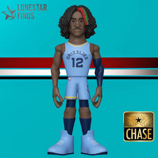 Funko Vinyl Gold 5” Ja Morant Memphis Grizzlies Chase NBA Figure!