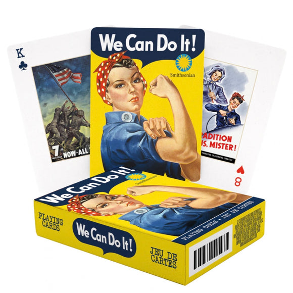 Rosie the Riveter We Can Do It Standard Poker Playing Cards 52 Card Deck
