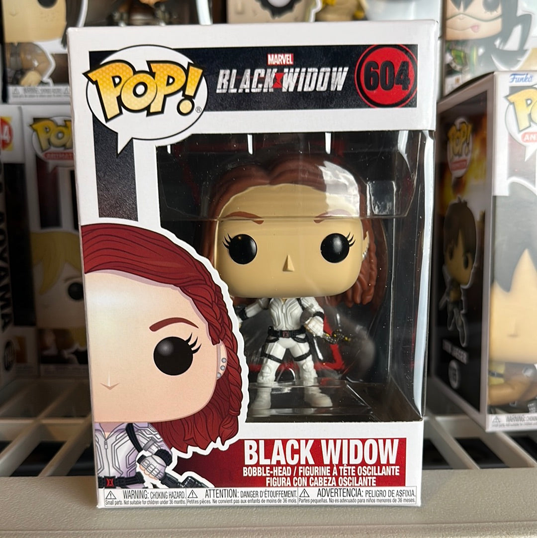 MARVEL - Funko Pop! ブラックウィドウ　ブラックウィドウ　ホワイトスーツ Amazon.com: Funko Pop! Marvel: Black Widow – Black Widow in