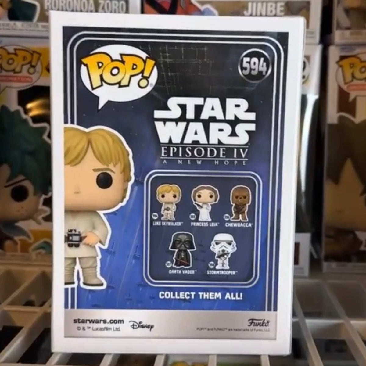 Funko POP! Star Wars Classics Luke Skywalker Figure #594!