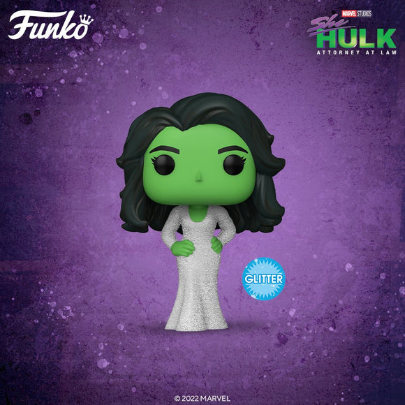 Funko Pop! Marvel Glitter She Hulk in Dress #1127