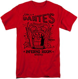 Beetlejuice Dante’s Inferno Room Red Tee Short Sleeve T-Shirt Unisex