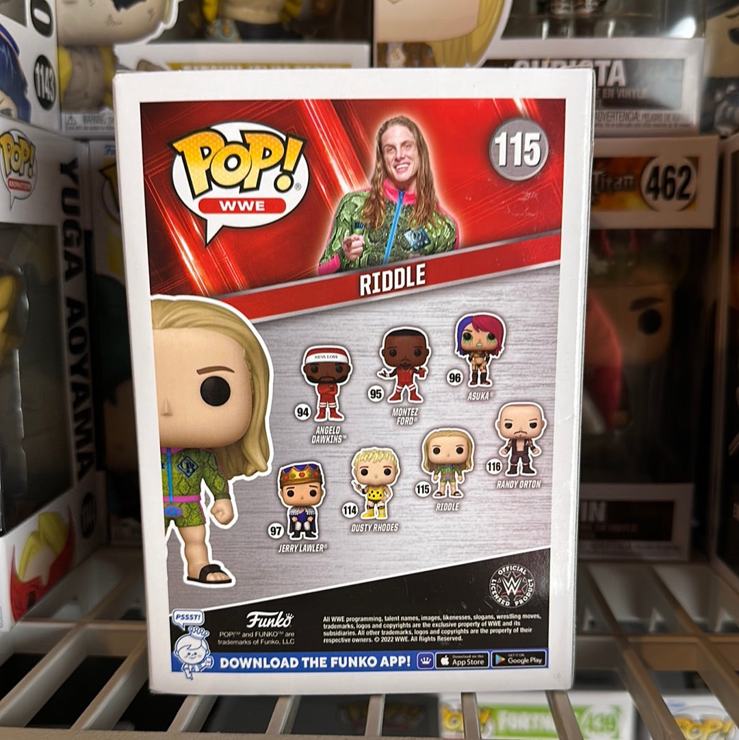 Funko Pop! WWE Riddle Figure #115!
