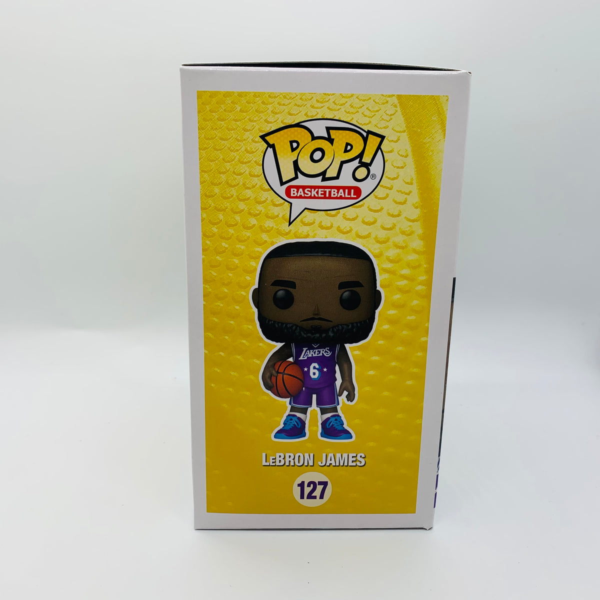 Funko POP! NBA Basketball Lebron James LA Los Angeles Lakers City Edition Jersey Figure #127!