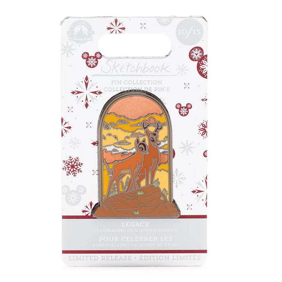 Disney Store Bambi and Mother Sketchbook Limited Release Bambi Pin