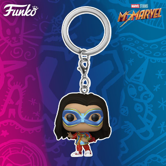 Funko POP! Marvel Ms Marvel Keychain!