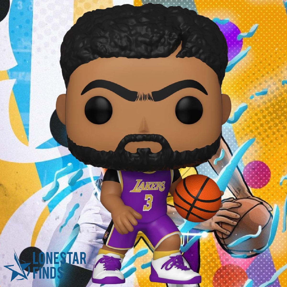 Funko POP! NBA Basketball Anthony Davis Purple Jersey LA Los Angeles Lakers Figure #120!